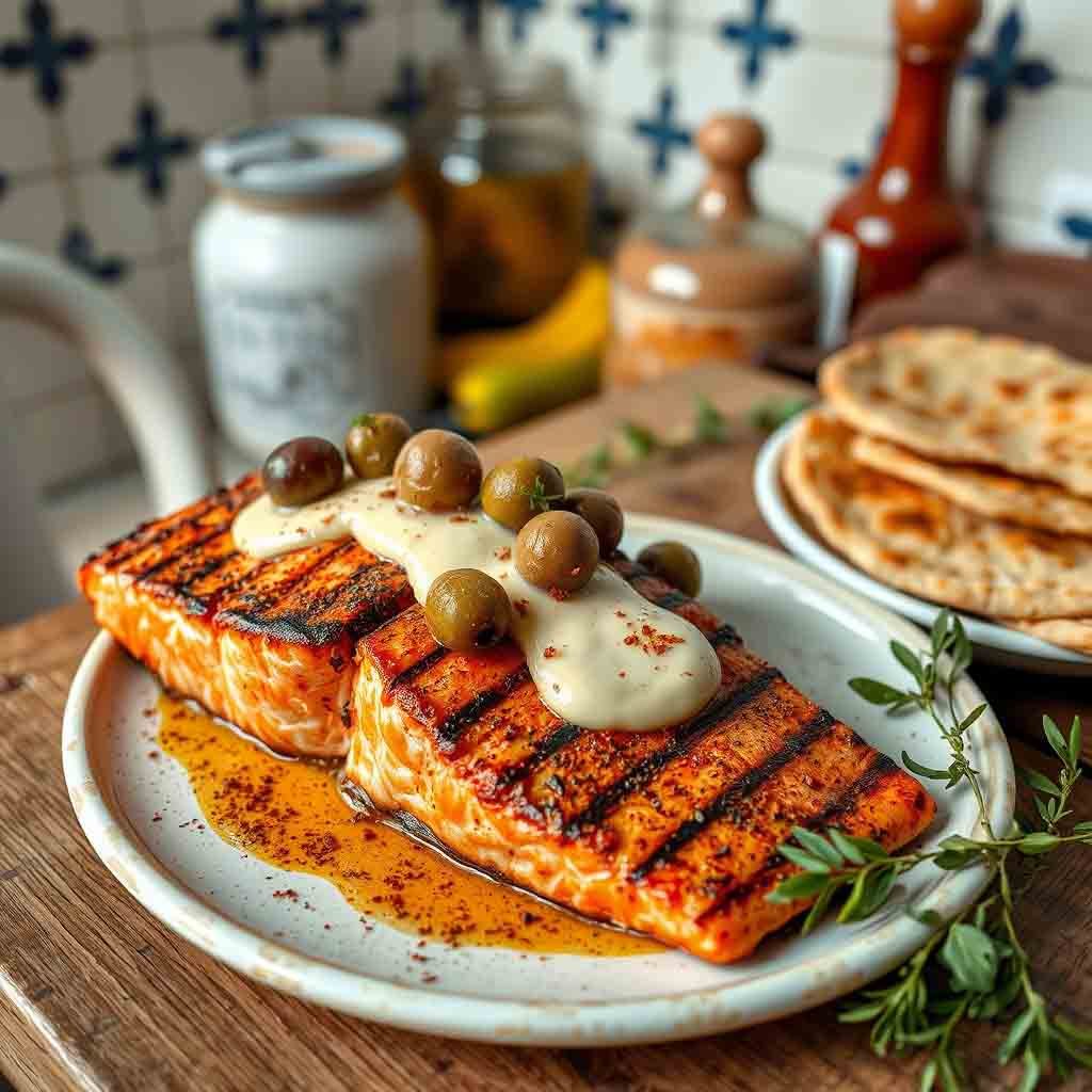 Moroccan Salmon with Garlic Mayonnaise: A Flavorful Fusion Thriving in Southern Spain
